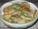Fried Potatoes, Green Peppers and Onions