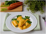 Ravioli a forma di carota