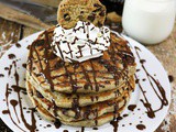 Coconut Chocolate Chip Cookie Pancakes