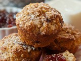 Strawberry, Balsamic and Goat Cheese Muffins