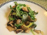 Crispy Polenta with Wild Mushrooms and Arugula