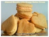 Almond Biscuits with Orange Cream