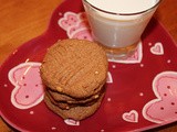 Salted peanut butter-honey cookies