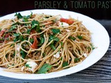 Parsley and Tomato Pasta