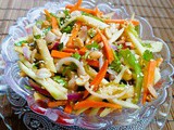 Thai Raw Mango Salad With Sesame Dressing