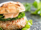 Asian chicken burger with spicy chili mayonaise