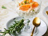 Easy smoked salmon appetizer with cream cheese