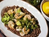 Basil and Shrimp Quinoa #Idiot's Guides:The Mediterranean Diet Cookbook #Weekly Menu Plan