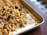 Maple Granola with Cranberries, Pumpkin Seeds and Walnuts #Weekly Menu Plan