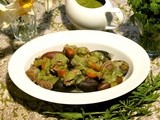 Veal Stew: Green-as-Spring Veal Stew  #French Fridays with Dorie