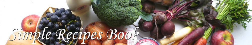 Very Good Recipes - Simple Recipes Book