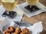 Fried Olives Stuffed with Blue Cheese