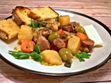 Sausage and Pork Bites with Carrots and Potatoes