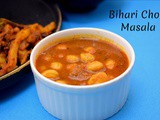 Bihari Chole Masala Recipe ~ Side Dish for Poori
