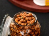 Baked Masala Peanuts Recipe | Masala Peanuts Recipe In Oven | Roasted Masala Peanuts In Toaster Oven | Masala Peanuts-Easy Tea Time Snack