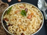 Peanut Rice / Verkadalai Sadham - Easy Lunch Box Recipes