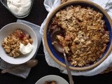 Cranberry-Pear Crisp with Almonds & Ginger