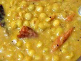 Ghugni - Dried Peas Gravy - Pressure Cook Method