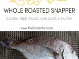 Whole Red Snapper Roasted with Shiso and Lemon