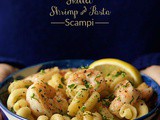 Skillet Shrimp and Pasta Scampi