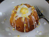 Lemon Filled Mini Bundt Cake w/ a Lemon Yogurt Glaze