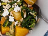 Golden Globes [Beet Salad with Almonds and Goat Cheese]