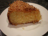 Coconut and Lime Syrup Cake