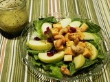 Cashew Pear Tossed Salad with Poppy Seed Vinaigrette