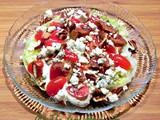 Iceberg with Tomatoes, Blue Cheese, and Bacon