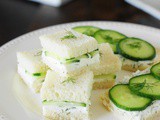 Cucumber Tea Sandwiches ~ 3 Spreads & 3 Ways