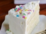 White Chocolate Birthday {or Easter} Cake & Tastebuds Popcorn give-away
