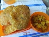Dhania Puri  and Spicy Potato Vegetable ~ Baby Shower for Sapana