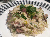 Recipe: Lamb, leek and mint risotto
