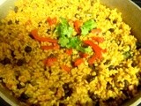 Arroz Con Habichuelas Negras (rice with black beans)