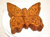 Chocolate Chip Oatmeal Butterfly Cake