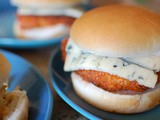Buffalo Chicken Sandwiches made with Castello® Burger Blue cheese