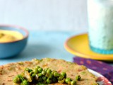 Matar ka Paratha | Green Peas stuffed Flatbread