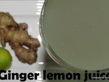 Ginger Lemon juice recipe