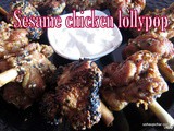 Sesame chicken lollipop recipe