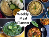 Indian Vegetarian Meal Plan | Weekly Meal Planner