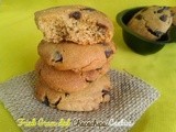 Fried gram dal chocolate chips cookies i pottukadalai chocolate biscuits i vegan cookies i christmas recipes
