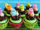 Mint Chocolate Easter Cupcakes (Vegan)