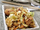 Oriental Chicken Salad with Ramen Noodles