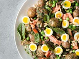 Spring Potato Salad with Quail Eggs