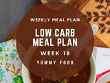 Week 18 – Low Carb Meal Plan