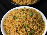 Veg fried rice recipe, vegetable fried rice