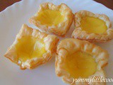 Egg Tarts with Frozen Puff Pastry