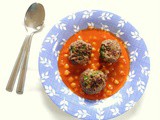 Soupe de pois chiche aux kefta