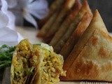 Avil ( Flattened rice/ Poha) Samosa