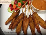 Chicken Satay with Peanut Sauce